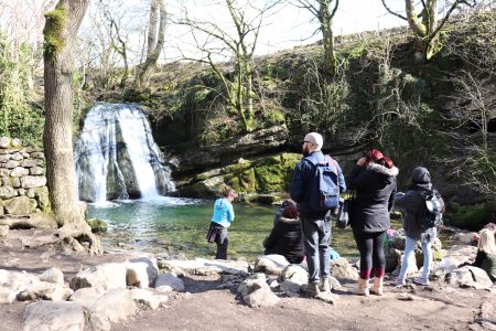 Janet's Foss waterfall pool