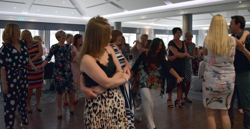 Salsa class at Ladies day - charity event